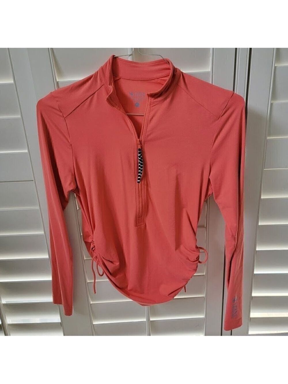 Carve Designs Half Zip Pullover in Rose Pink - Size XS